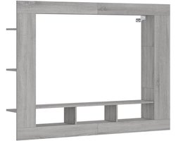 Landelijke TV Kast met Opbergruimte en Planken - Media Meubel