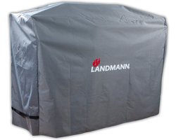 Landmann Premium beschermhoes XL 145 x 120 x 60 cm - Grijs - UV bestendig - Regenbestendig - Bestendig tegen extreme kou tot 15 graden onder nul