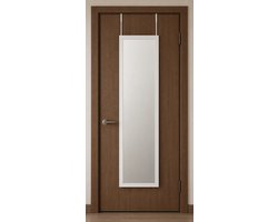 Lange Deurspiegel 30 x 120 cm Wit – Hangende Passpiegel met Lijst en Deurhaak – Grote Visagiespiegel – Ruimtebesparende Wandspiegel – Spiegel voor Slaapkamer, Kastdeur, Hal en Kleedkamer- deur spiegel - deurspiegel - hangspiegel - hang spiegel