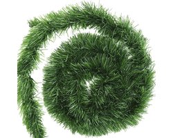 Lange Groene Kerstslinger voor Feestelijke Decoratie - 10m
