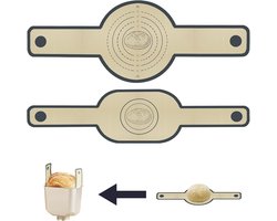 Lange Handvatten Deeg Mat - sling bakmat - 2 stuks - Multifunctionele siliconen bakmat - Herbruikbare Nederlandse Ovenvoering - brood-Sling siliconen bakmat - Broodbakmat - voor gebruik in ovens en magnetrons - Brood Bakken Mat