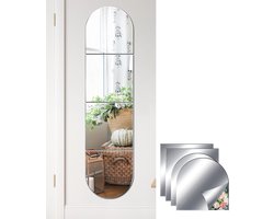 Lange kleefspiegel - Spiegel zilver