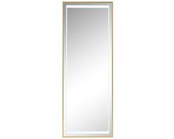 Lange spiegel Home ESPRIT Gouden Aluminium 50 x 0,5 x 150 cm