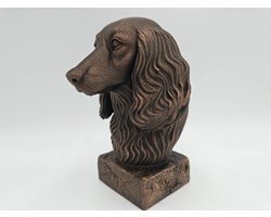 Langharige Teckel Buste - Schattige Hond - Uniek Cadeau