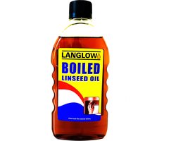 Langlow Boiled linseed oil (gekookte lijnolie) 500 ml