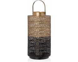 Lantaarn Ellen Riverdale - 52cm - Zwart/Goud