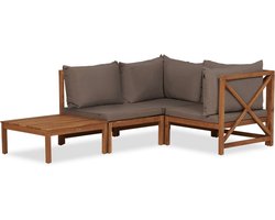 Lanterfant® Loungeset Suus - Hardhout - Taupe