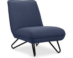 Lanterfant® Loungestoel Jeroen - Relaxstoel - Fauteuil - Blauw