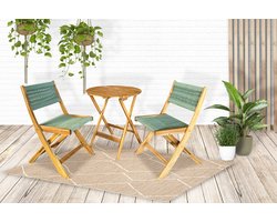 Lanzarote bistro set green FSC
