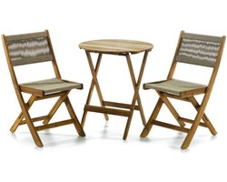 Lanzarote bistro set taupe