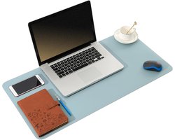 Laptop Pad 90x43cm - Dubbelzijdig Leer - Waterdicht en Ultra-dun - Bescherming voor bureau en laptop - ShopVlot