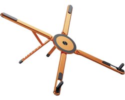 Laptop Stand - Laptop Tafel - Ergonomisch Werken - Magnetische Telefoonhouder - 183 x 6 x 25 cm - Zilver