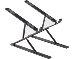 Laptop standaard - Aluminium in hoogte verstelbare geventileerde notebookstandaard - Opvouwbare draagbare laptopstandaardhouder - Voor alle 10-156 inch laptops tablet - Zilver