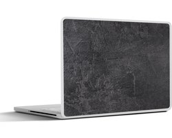 Laptop sticker - 11.6 inch - Leisteen - Beton print - Natuursteen - Grijs - Industrieel - 30x21cm - Laptopstickers - Laptop skin - Cover