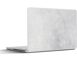 Laptop sticker - 13.3 inch - Verwering - Beton print - Structuren - Vintage - Industrieel - Grijs - 31x22,5cm - Laptopstickers - Laptop skin - Cover