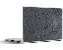 Laptop sticker - 14 inch - Grijs - Beton print - Leisteen - Structuur - Retro - 32x5x23x5cm - Laptopstickers - Laptop skin - Cover