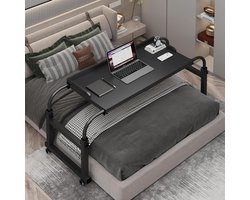 Laptop Tafel Bed - Opklapbaar Bureau Ziekenhuis - Werken en Eten - Verstelbare Lengte en Hoogte