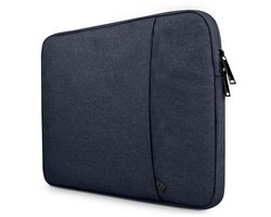 Laptophoes - Geschikt voor 15.6 / 16.3 / 17 inch - 3-laags bescherming - Laptop Sleeve - Laptop Cover - 2 afsluitbare vakken - Zwart