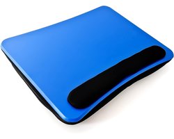 Laptopkussen - Laptoptafel - Schootkussen - Schoottafel - laptray - Laptop kussen - Bedtafel - Schootkussen Laptop - Schootbureau - 15,6 inch blauw