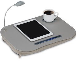 laptopkussen LED - laptoptafel draagbaar - schootkussen laptop - ergonomisch