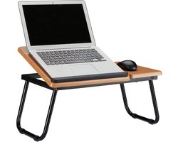 laptopstandaard - verstelbaar - 4 standen - 23,5 x 56,3 x 31,6 cm - ergonomisch - lapoptafel