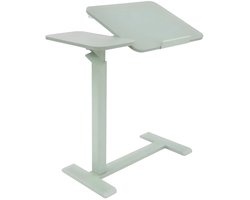Laptoptafel - Bijzettafel - Bedtafel - Banktafel- Voor gebruik aan bed of kantoor - Verstelbaar - Groen