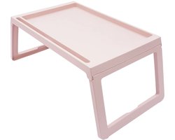 Laptoptafel / ontbijtblad – Voor gebruik in bed, op de bank of als serveerblad – 4-delig met opklapbare poten, geen montage nodig – Kunststof – Kleur: standaard – (geen inch/omrekenwaarde opgegeven)