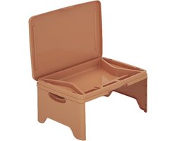Laptoptafel - Schootbureau Bedtafel - Multitasken op Bed - Opvouwbaar en Compact - Niet gespecificeerd - Oranje