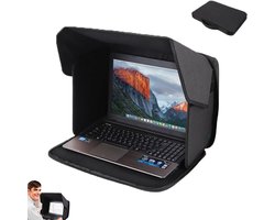 Laptopzonnescherm - Zonnescherm voor laptop - Zwart - 16 inch - Laptopzonneschermtas - Laptopzonnescherm