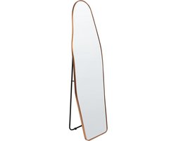LARCHE - Staande spiegel - Goud - 48 x 160 cm - Aluminium