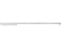 Larson - Gordijnrails - uitschuifbaar - 110 - 220 cm - Wit