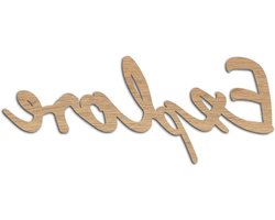 Laser Gesneden Houten Letterbord Muurdecoratie Uitsparingen Onvoltooide Houten Borden Wall Art Basswood Opknoping Sculptuur Decoratie voor Schilderen Ambachten DIY Thuis - Creatieve Muurdecoratie Schilderen Ambacht Bijgesneden Houten Letters