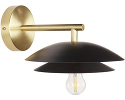 LASOLO - Wandlamp - Zwart - Metaal
