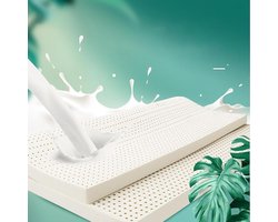 Latex Matrastopper - Natuurlijke Rubber Matras - Verbeter Slaapcomfort - Ademend en Koelend Ontwerp - 90x200 cm - Niet gespecificeerd