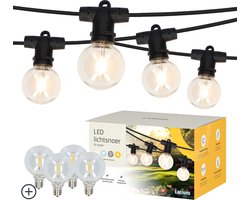 Latium IP65 Waterdicht Lichtsnoer 12 meter, verlengbaar tot 300 meter - Buitenverlichting - Tuinverlichting - Prikkabel - Terrasverlichting - Feestverlichting - Led Lichtslinger voor Buiten en Binnen
