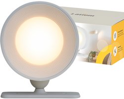 Latium Oplaadbare Wandlamp voor Binnen - Dimbaar en te Bevestigen zonder Boren - USB Oplaadbaar - Slaapkamer - Nachtlamp - Wit