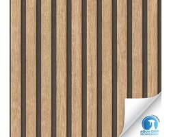 LATTEN BEHANG | Modern - Behangen zonder lijm! - A.S. Création WOW Designdrop