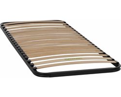 Lattenbodem 90x200 cm Berken - Stevige bedbodem in metalen frame