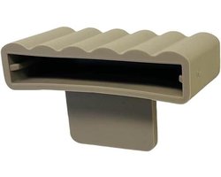 Lattenbodem Doppen - Onderdelen Bed - Bed Reparatie - Set van 10 - 52x30x9.5mm - Grijs