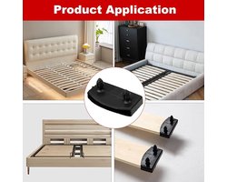 Lattenbodem houders - vervangingsoplossing - set van 20 - polyethyleen