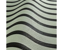 LATTENWAND BEHANG | industrieel - Pistache/Zwart - Metallic - A.S. Création Elements 2