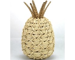 Lauco | decoratieve rotan Ananas - Stijlvol - Woonaccessoires - Natuurlijk