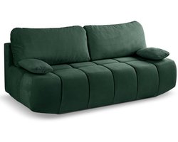Lauder 2-zits sofa bed in smaragdgroen corduroy | Duurzaam & Comfortabel