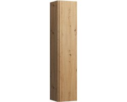 Laufen Lani - Hoge kast 165x35 cm, 1 deur, scharnieren rechts, eiken H4037221122671