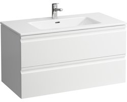 Laufen Pro S - Kast met wastafel, 1000x500 cm, 2 laden, mat wit H8619654631041