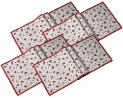 Läufer XL Toy's Delight Gobelin 38 x 27 x 0,7 cm Set van 4