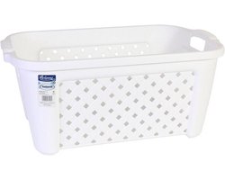 Laundry Basket Tontarelli Arianna 35 L White