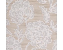 Laura Ashley Annaleigh Tafelkleed jacquard stof, kreukvrij voor dineren, vakantie, feest, bruiloft of banket, 152 x 259 cm, taupe