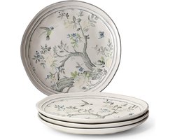 Laura Ashley Artisan Collectables Borden set van 4 - Ø 23cm - Belvedere