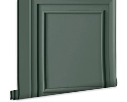 Laura Ashley Behang Redbrook Wood Panel - Lambrisering - 10mx52cm - Groen